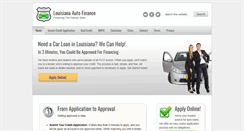 Desktop Screenshot of louisianaautofinance.com