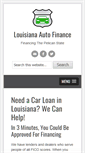 Mobile Screenshot of louisianaautofinance.com